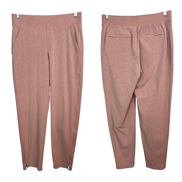 Athleta Pants - Athleta Womens 6 Brooklyn Textured Ankle Pant Athleisure Travel Commuter Jogger